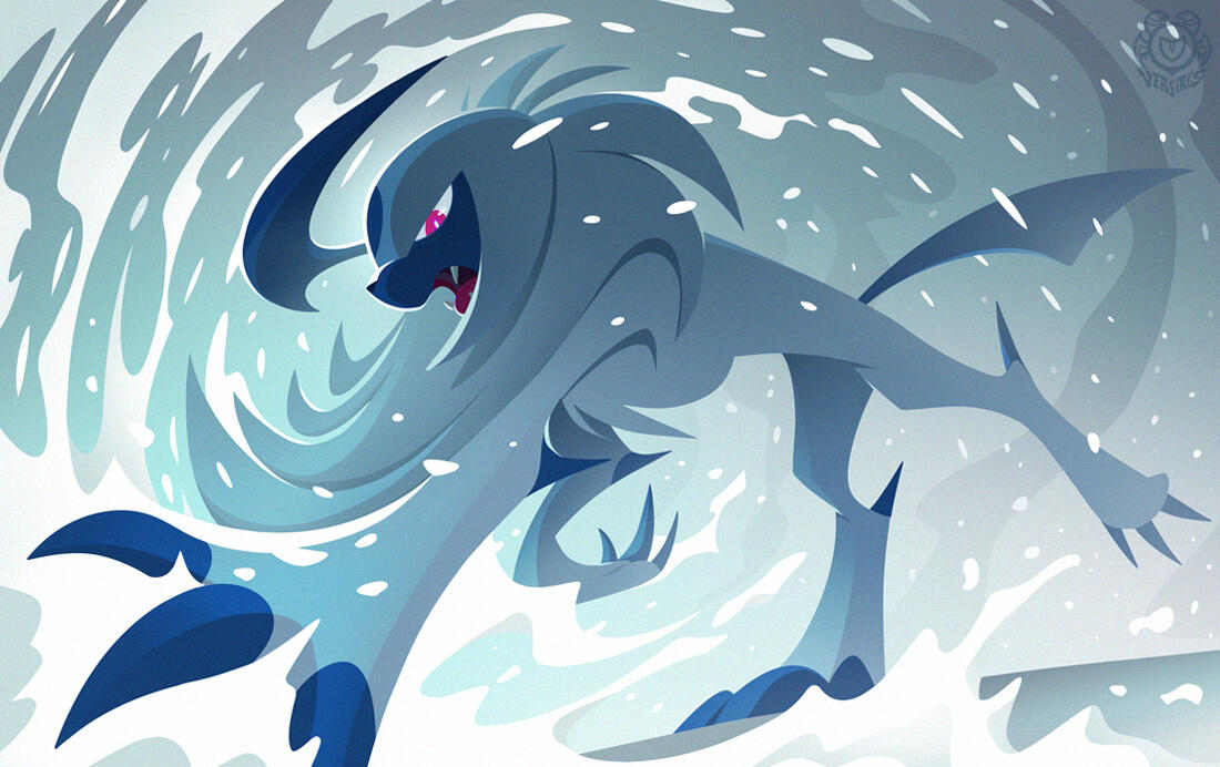 Pokemon Absol art by Versiris